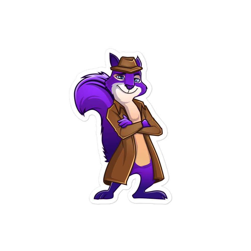 Super Spy Squirrel Stickers