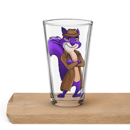 "Espionage Elixir" pint glass